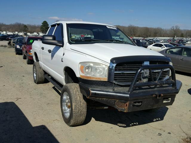 1D7KS28C96J118361 - 2006 DODGE RAM 2500 S WHITE photo 1