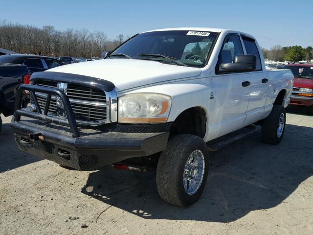 1D7KS28C96J118361 - 2006 DODGE RAM 2500 S WHITE photo 2