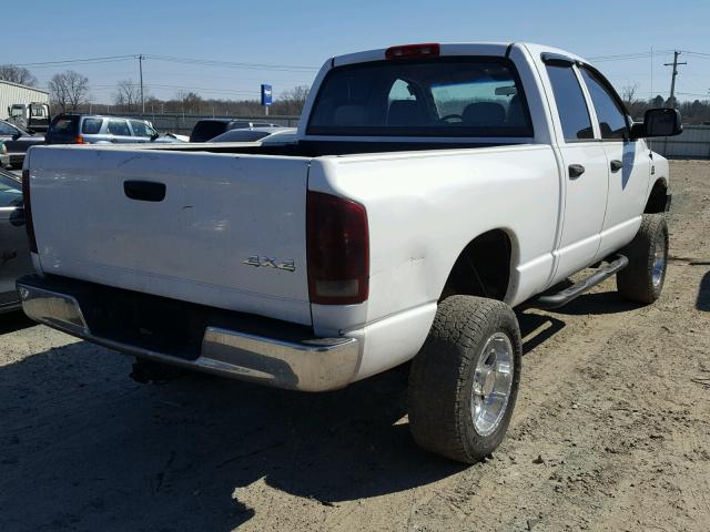 1D7KS28C96J118361 - 2006 DODGE RAM 2500 S WHITE photo 4