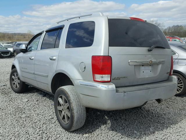 1A8HX58P37F586111 - 2007 CHRYSLER ASPEN LIMI SILVER photo 3