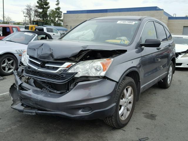 5J6RE3H49BL054233 - 2011 HONDA CR-V SE CHARCOAL photo 2