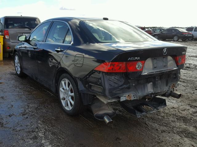 JH4CL96846C013412 - 2006 ACURA TSX BLACK photo 3