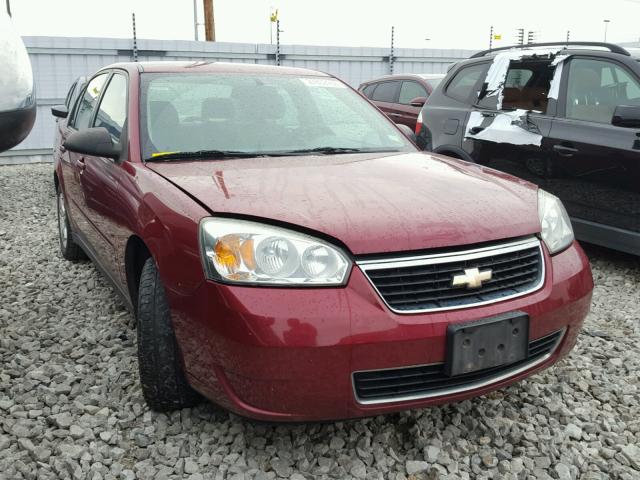 1G1ZS58F37F262473 - 2007 CHEVROLET MALIBU LS BURGUNDY photo 1