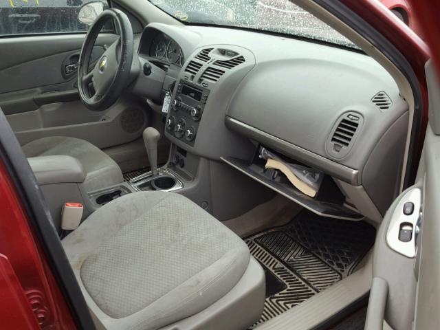 1G1ZS58F37F262473 - 2007 CHEVROLET MALIBU LS BURGUNDY photo 5