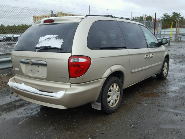 2A8GP54L67R258883 - 2007 CHRYSLER TOWN & COU TAN photo 4