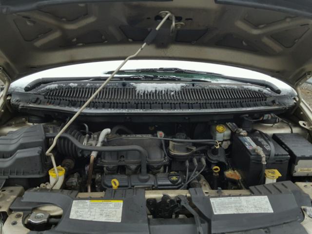 2A8GP54L67R258883 - 2007 CHRYSLER TOWN & COU TAN photo 7