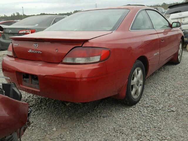 2T1CF22P31C531430 - 2001 TOYOTA CAMRY SOLA RED photo 4