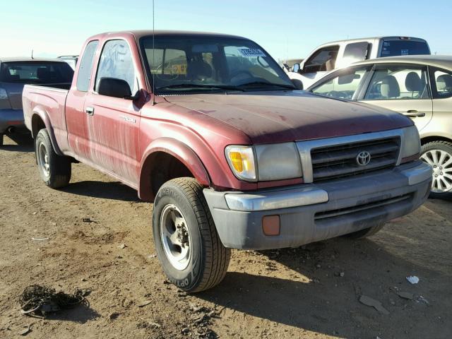 4TAWM72N0WZ140999 - 1998 TOYOTA TACOMA XTR MAROON photo 1