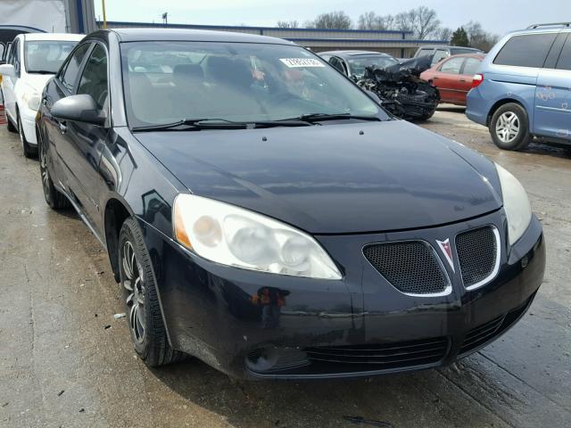 1G2ZF55B064179448 - 2006 PONTIAC G6 SE BLACK photo 1