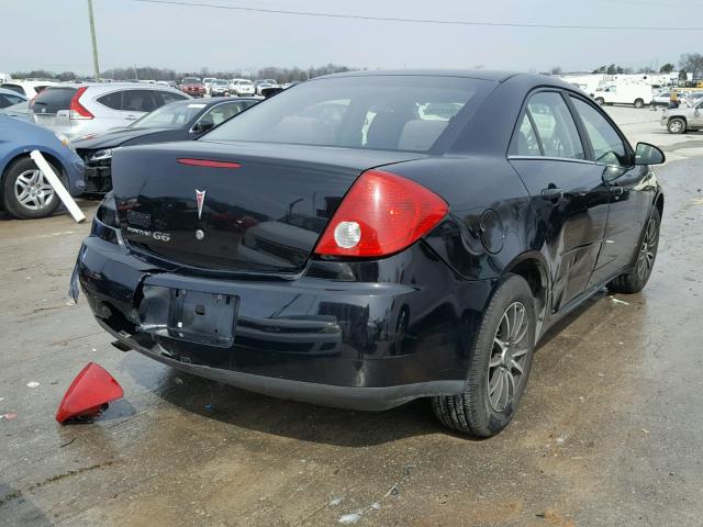 1G2ZF55B064179448 - 2006 PONTIAC G6 SE BLACK photo 4