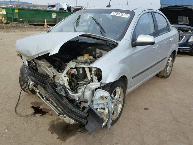 KL1TD5DE1BB138908 - 2011 CHEVROLET AVEO LS SILVER photo 2