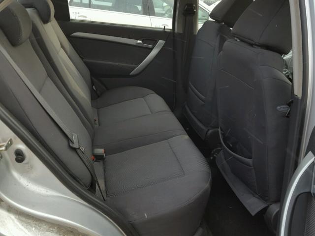 KL1TD5DE1BB138908 - 2011 CHEVROLET AVEO LS SILVER photo 6
