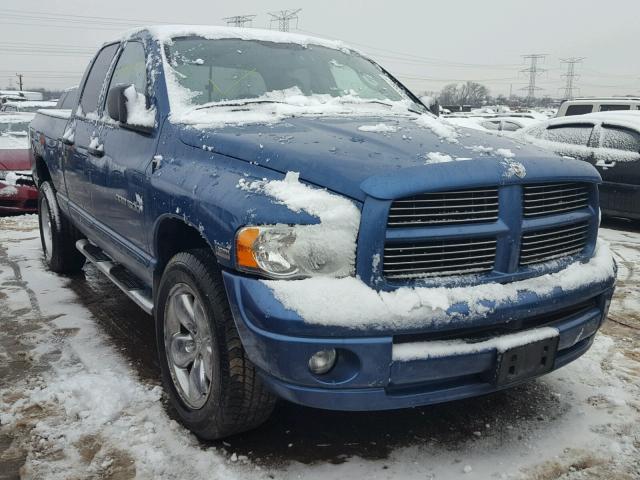 1D7HU18D25S222710 - 2005 DODGE RAM 1500 S BLUE photo 1