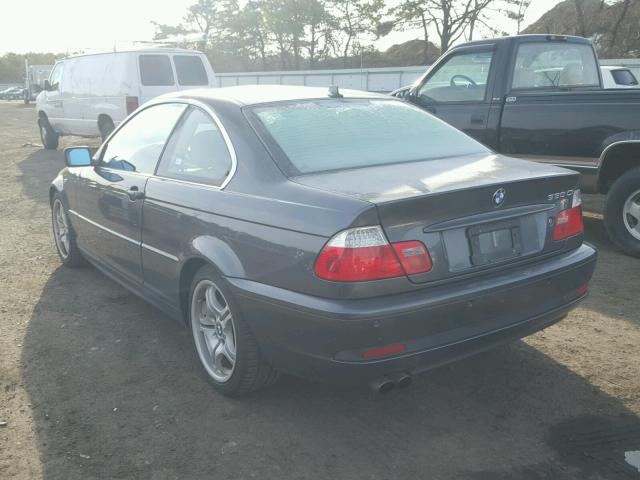 WBABD53465PL17429 - 2005 BMW 330 CI GRAY photo 3