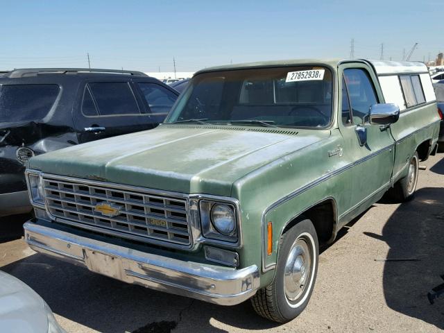 CCL146S102526 - 1976 CHEVROLET TRUCK GREEN photo 2