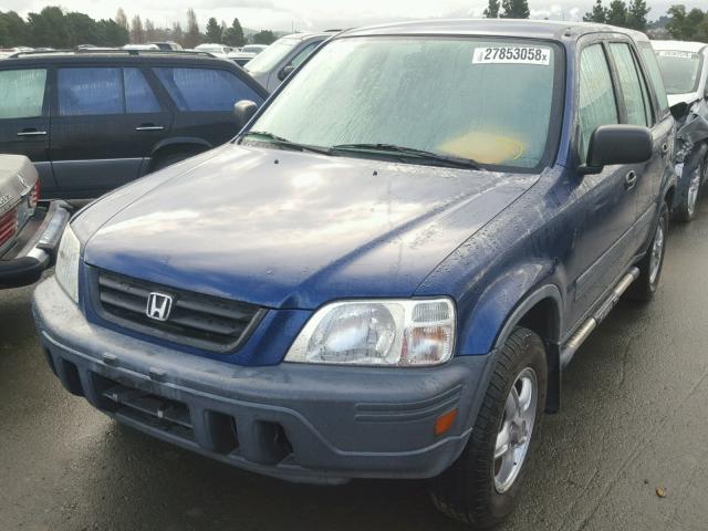 JHLRD1852VC049985 - 1997 HONDA CR-V LX BLUE photo 2