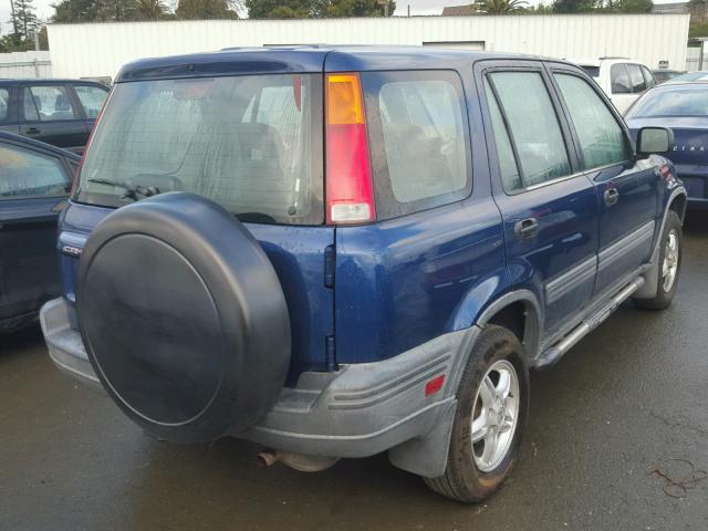 JHLRD1852VC049985 - 1997 HONDA CR-V LX BLUE photo 4