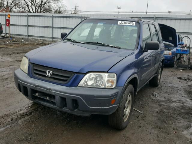 JHLRD174XWC093825 - 1998 HONDA CR-V LX BLUE photo 2