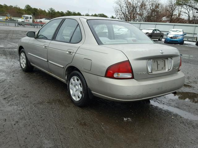 3N1CB51D01L504027 - 2001 NISSAN SENTRA XE GRAY photo 3