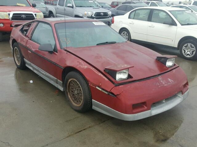 1G2PG1197HP234978 - 1987 PONTIAC FIERO GT MAROON photo 1