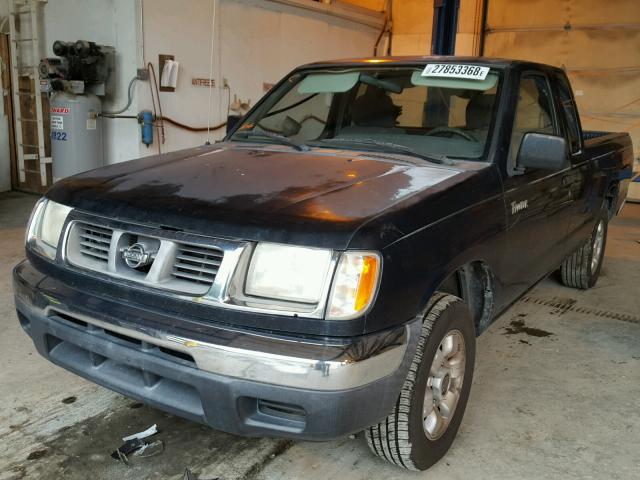 1N6DD26S4WC361567 - 1998 NISSAN FRONTIER K BLACK photo 2