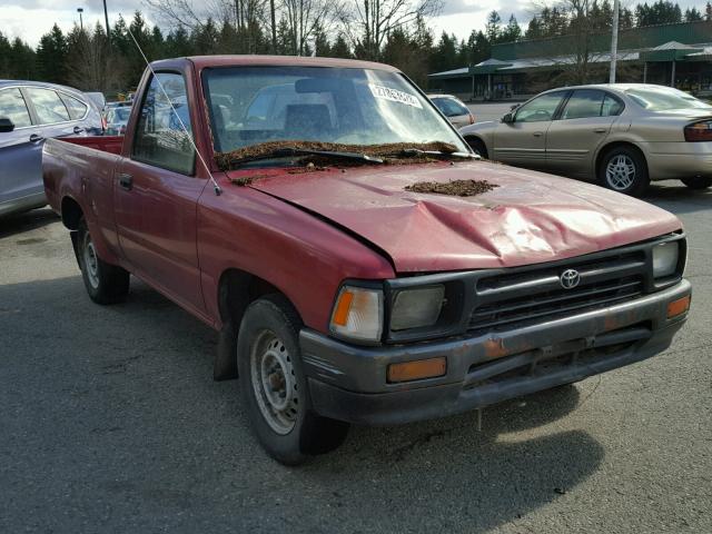 4TARN81A9PZ114630 - 1993 TOYOTA PICKUP 1/2 MAROON photo 1