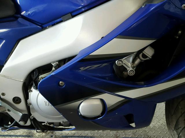 JYARJ10Y07A000337 - 2007 YAMAHA YZF600 R BLUE photo 7