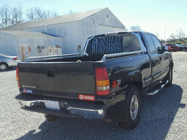 2GCEK19T2X1101123 - 1999 CHEVROLET SILVERADO BLACK photo 4