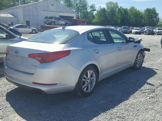 5XXGN4A7XDG112621 - 2013 KIA OPTIMA EX SILVER photo 4