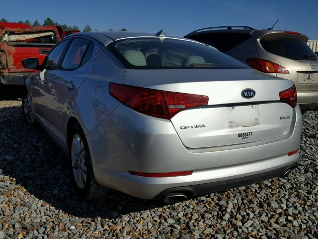 5XXGN4A74CG055606 - 2012 KIA OPTIMA EX SILVER photo 3