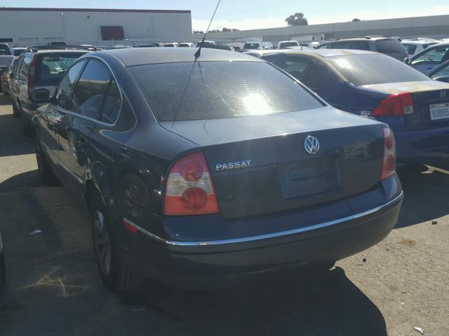 WVWPD63B64P194825 - 2004 VOLKSWAGEN PASSAT GLS BLUE photo 3