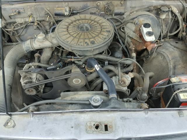 1B7GG26X4KS146662 - 1989 DODGE DAKOTA GRAY photo 7