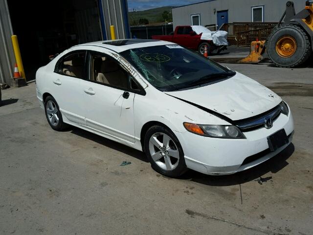 1HGFA16897L099096 - 2007 HONDA CIVIC EX WHITE photo 1