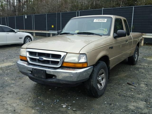 1FTYR14V2YTA98091 - 2000 FORD RANGER SUP TAN photo 2