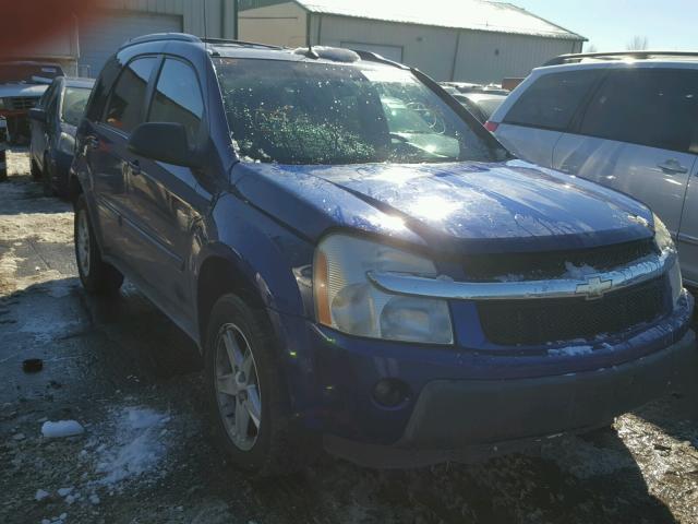 2CNDL73F256099349 - 2005 CHEVROLET EQUINOX LT BLUE photo 1