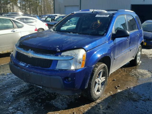 2CNDL73F256099349 - 2005 CHEVROLET EQUINOX LT BLUE photo 2