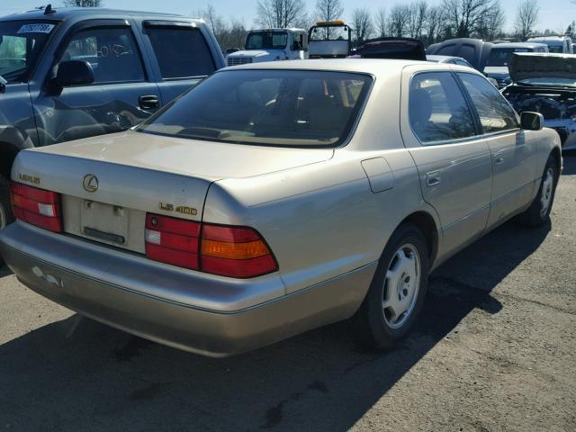 JT8BH28FXX0149594 - 1999 LEXUS LS 400 BEIGE photo 4