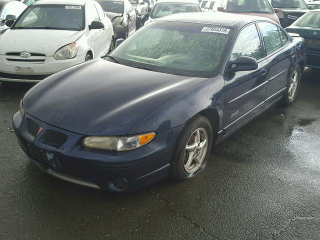 1G2WR5211YF173879 - 2000 PONTIAC GRAND PRIX BLUE photo 2