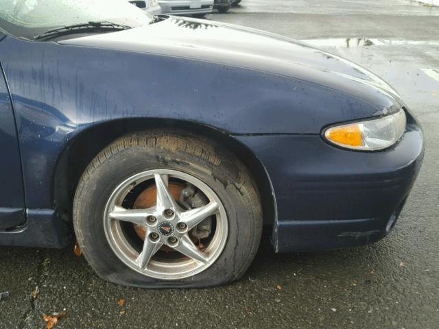 1G2WR5211YF173879 - 2000 PONTIAC GRAND PRIX BLUE photo 9