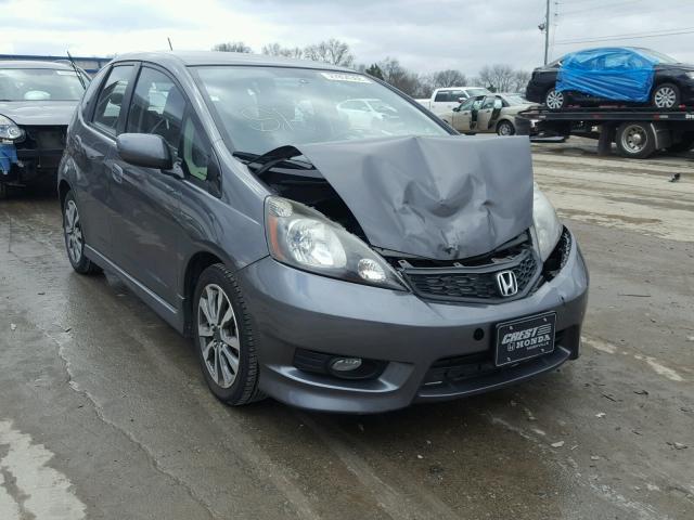 JHMGE8H52CC013641 - 2012 HONDA FIT SPORT GRAY photo 1