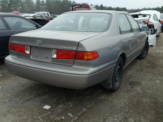 4T1BG22K71U112072 - 2001 TOYOTA CAMRY CE BEIGE photo 4