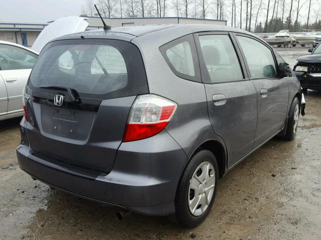 JHMGE8H31DC005563 - 2013 HONDA FIT CHARCOAL photo 4