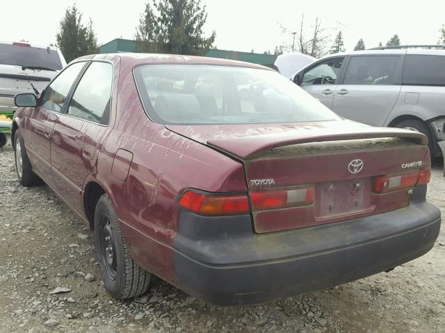 JT2BF22K8V0021955 - 1997 TOYOTA CAMRY LE MAROON photo 3