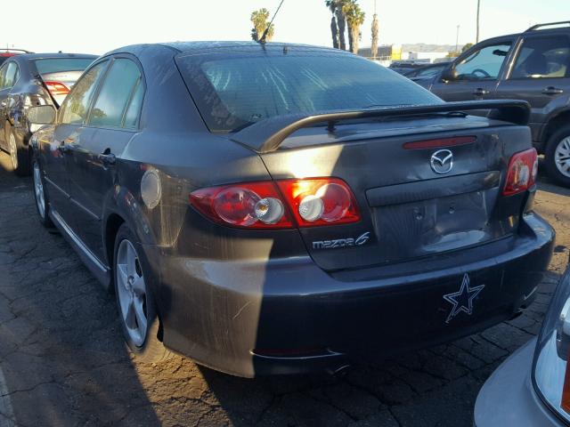 1YVHP84D045N49811 - 2004 MAZDA 6 S CHARCOAL photo 3