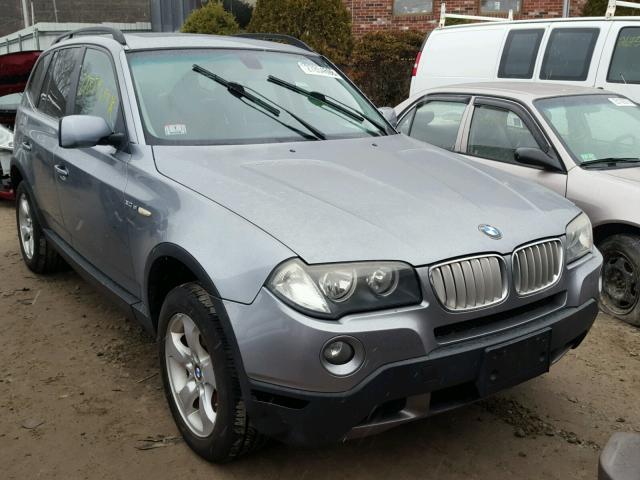 WBXPC93427WF16480 - 2007 BMW X3 3.0SI SILVER photo 1