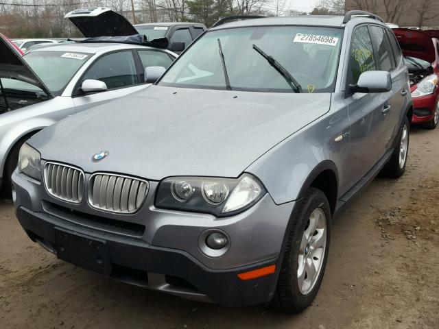 WBXPC93427WF16480 - 2007 BMW X3 3.0SI SILVER photo 2