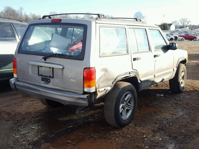 1J4FF58S41L537380 - 2001 JEEP CHEROKEE C GRAY photo 4