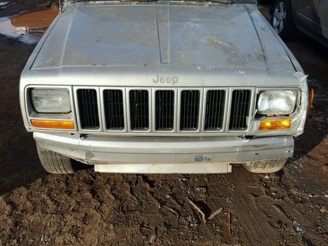 1J4FF58S41L537380 - 2001 JEEP CHEROKEE C GRAY photo 7