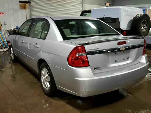 1G1ZT54835F132033 - 2005 CHEVROLET MALIBU LS ნაცრისფერი ფოტო 3