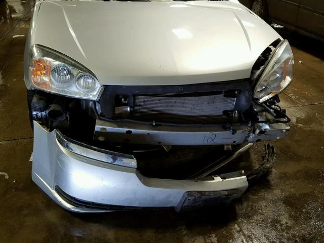 1G1ZT54835F132033 - 2005 CHEVROLET MALIBU LS ნაცრისფერი ფოტო 9